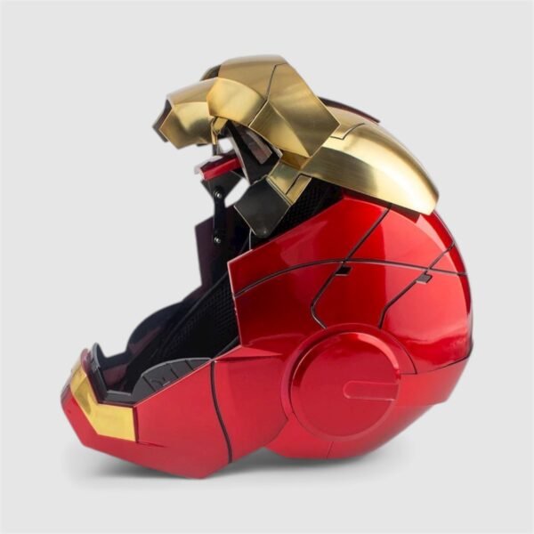 custom voice activated helmet (red/gold)