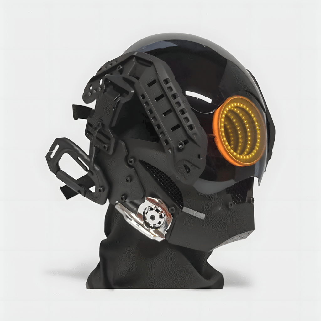 custom tech helmet (onyx edition)