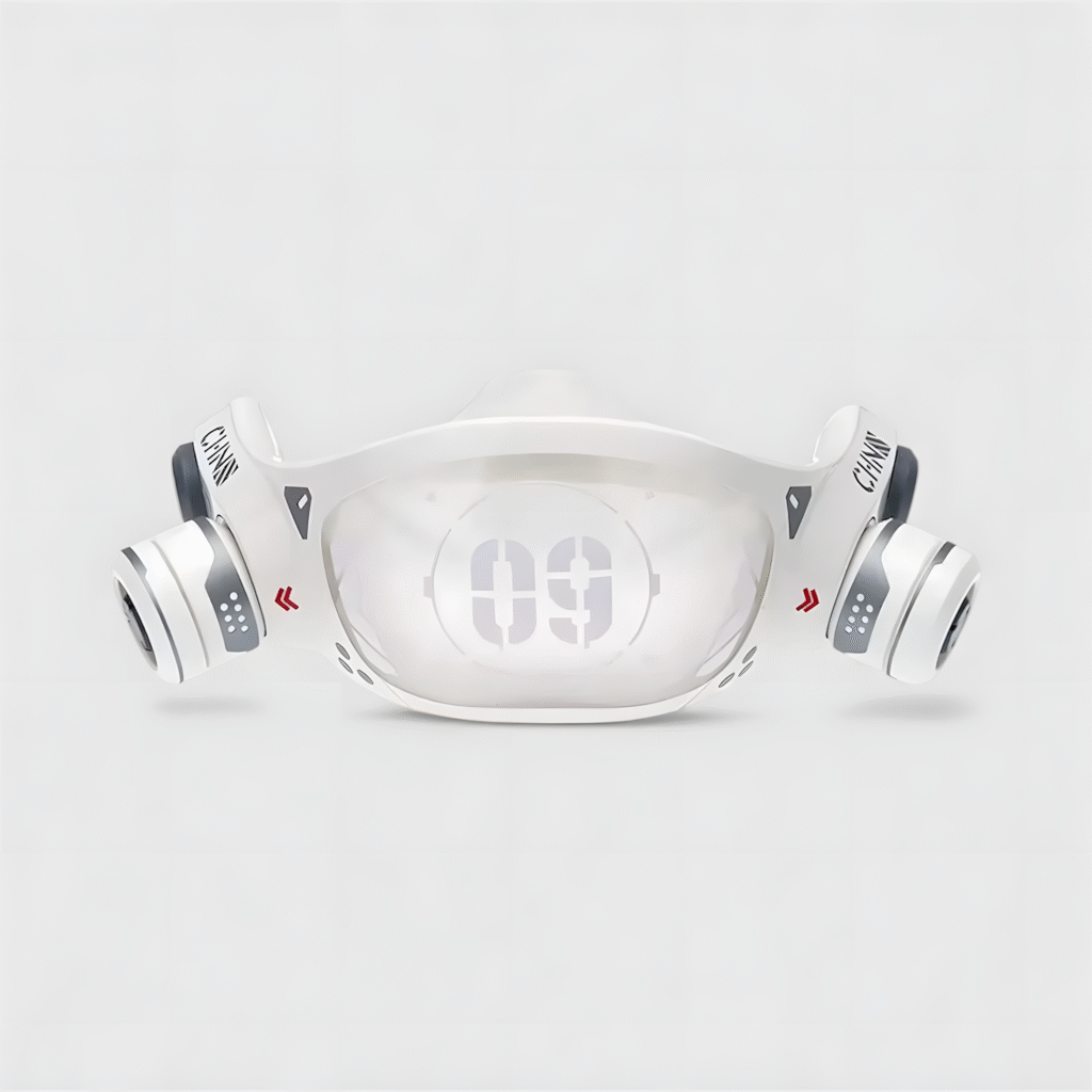 custom tech mask (ghost edition)