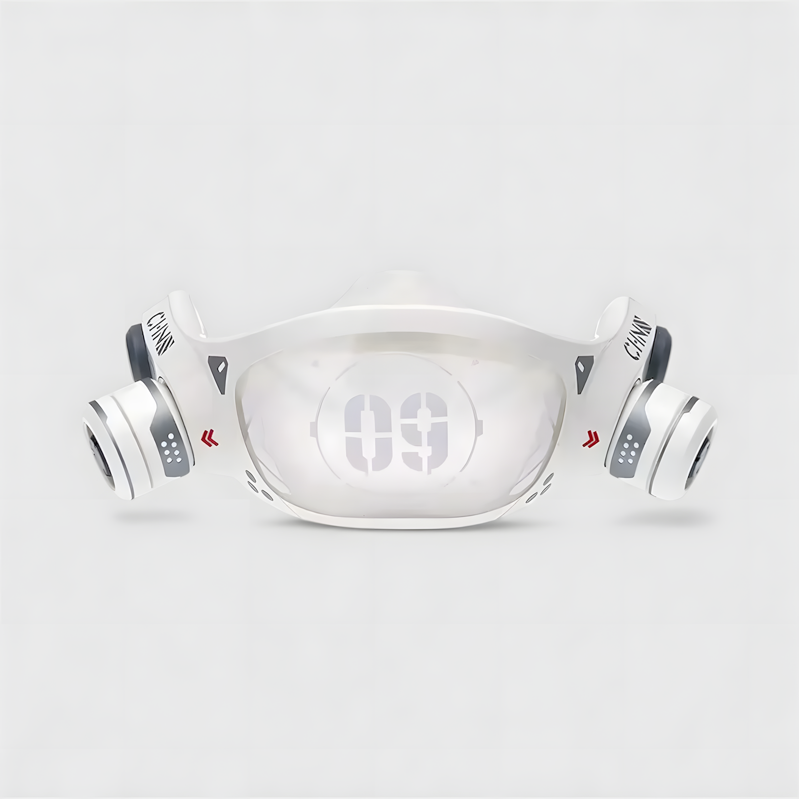 custom tech mask (ghost edition)